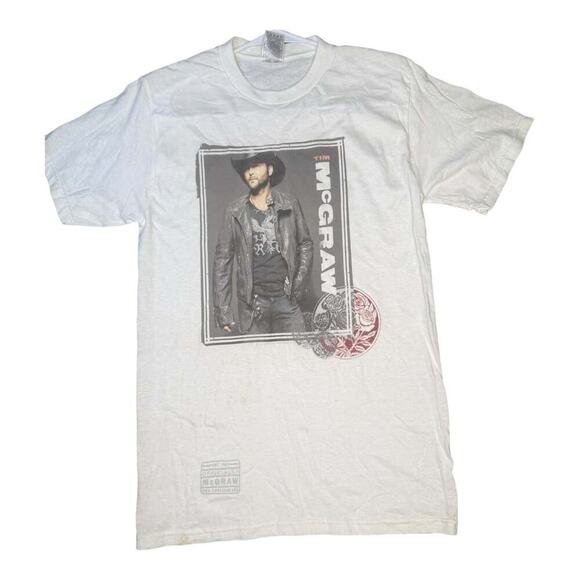 Tim McGraw Other - Vintage 2006 Tim McGraw Tour Graphic Concert T-Shirt White Size Small